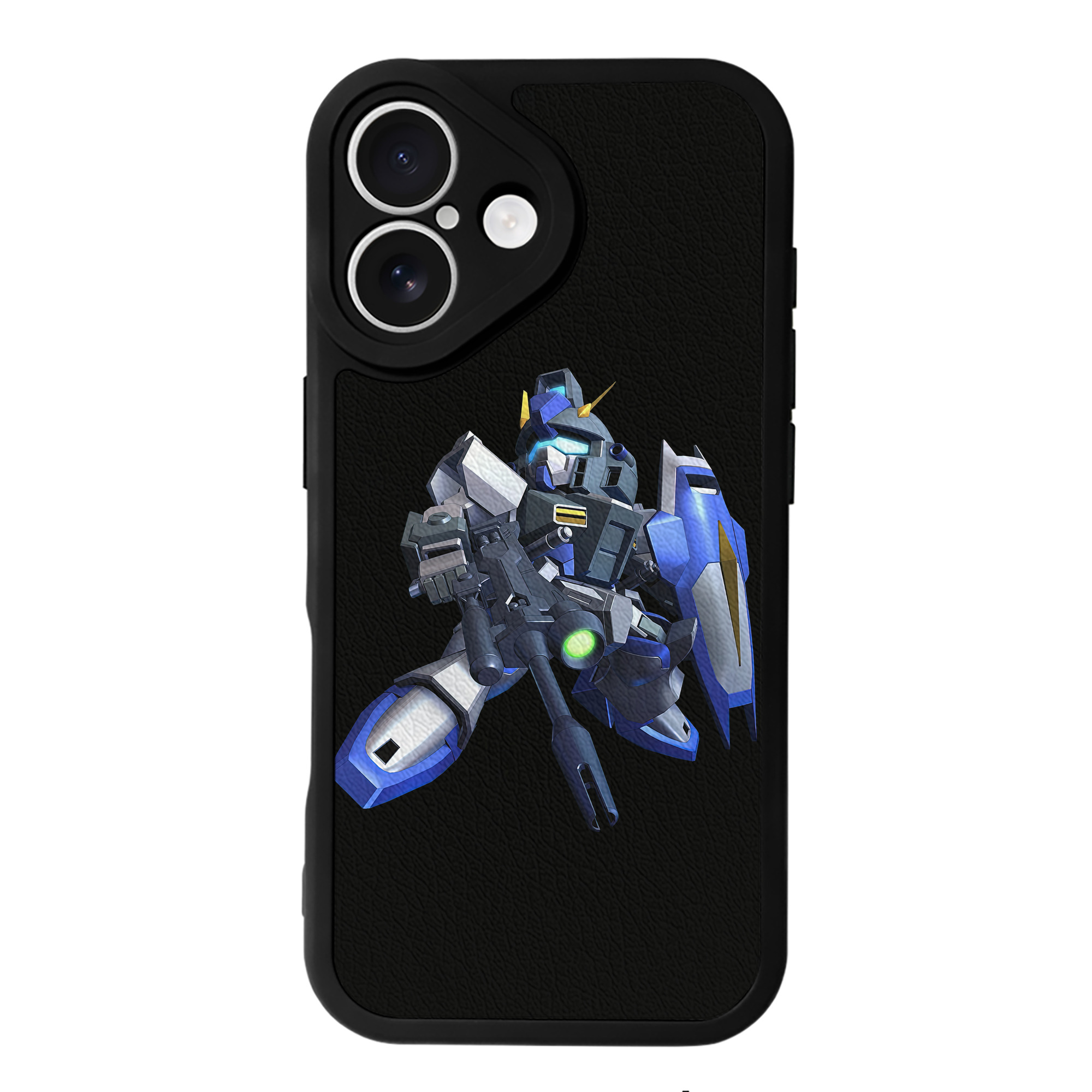 （画像用） 機動戦士ガンダム Mobile Suit Gundam 【iPhone 16シリーズ対応】シリコンスマホケース（レザー調） 材質：シリコン
